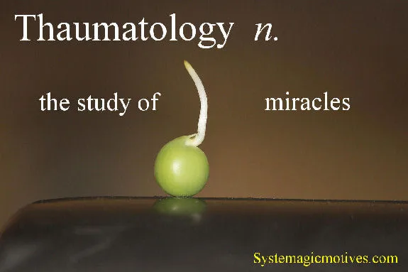 Graphic Definition of Thaumatolgy