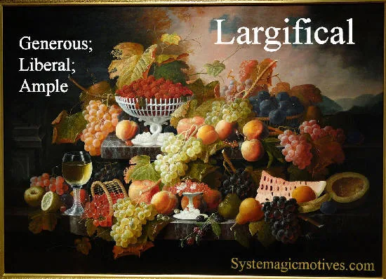 Graphic Definition of Largifical