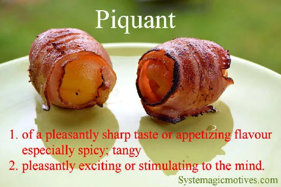 Graphic Definition of Piquant