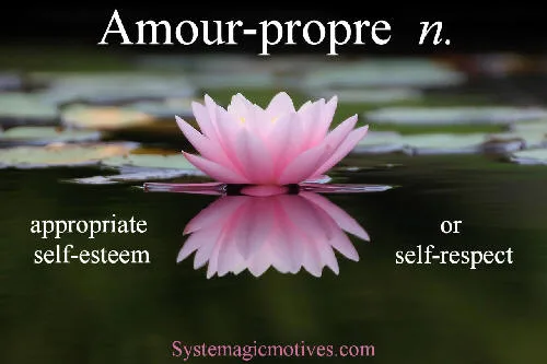 Graphic Definition of Amour-propre