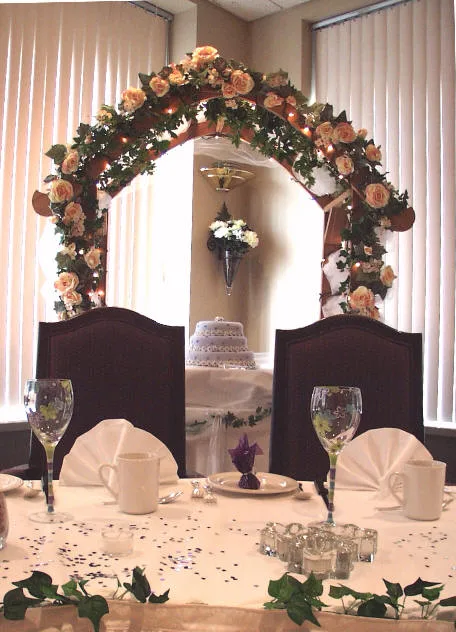 Westminster Club banquet room outfitted for weddings